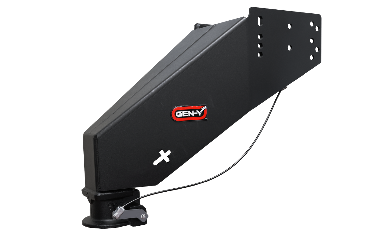 Gen-Y Hitch NOMAD Fifth Wheel-to-Gooseneck Static Pin Box with SnapLatch Coupler