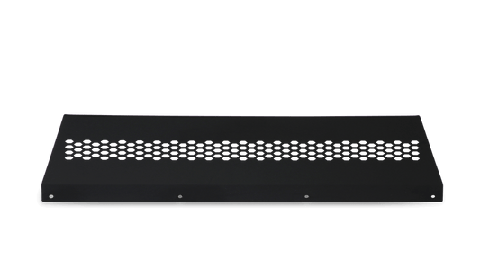 Body Armor Intercooler Shroud - Textured Black Steel Finish - Fits 2019-2025 Chevrolet Silverado 1500 Ambush Bumper