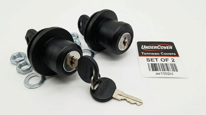 UnderCover Tonneau Cover Lock for Pickup Trucks - Compatible with Classic Tonneau Covers - Set of 2 (AS1002CL)