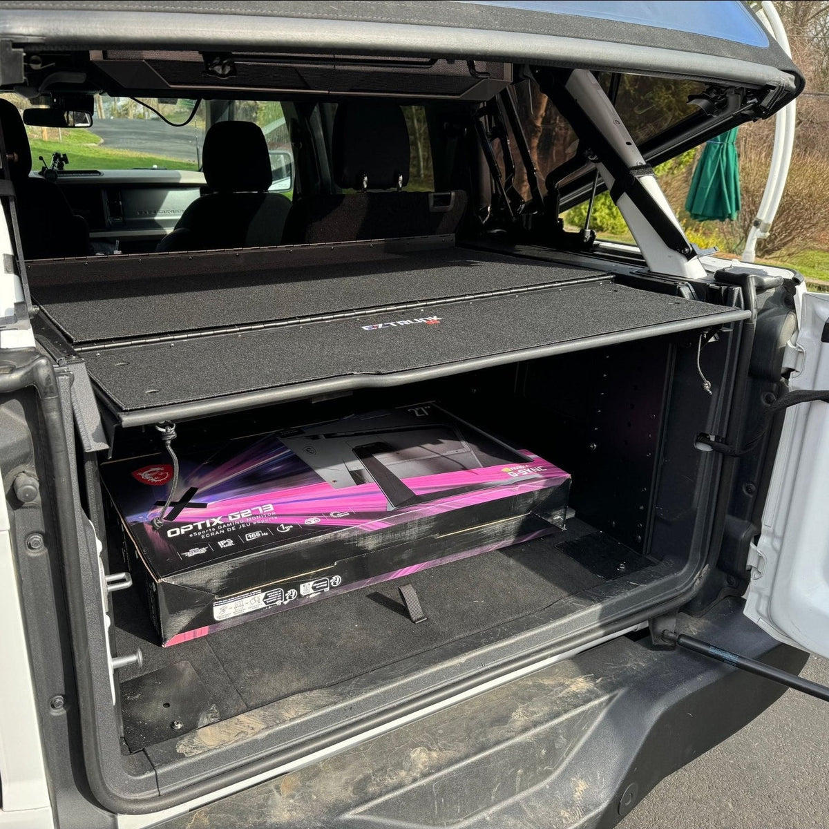EZ4X4 2011–2018 Jeep JKU Wrangler 4DR Extreme EZTRUNK Full-Size Folding Security Trunk