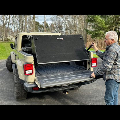 EZ4X4 Tailgate Extender & Secure Bed Box for 2020 & Up Jeep JT Gladiator – Lockable Truck Bed Storage