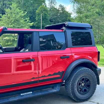 EZ4X4 2021 & Up Bronco 4DR Middle Panel Roof Rack Holder