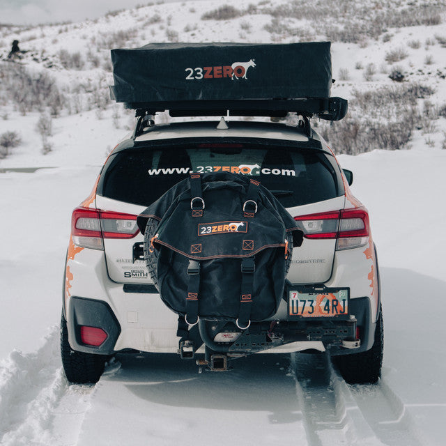 23ZERO Dirty Gear Bag for SUVs, Trucks & 4x4s - Tire-Mounted Storage for Tools, Trash, or Recovery Gear (Fits Up to 35-Inch Tires)