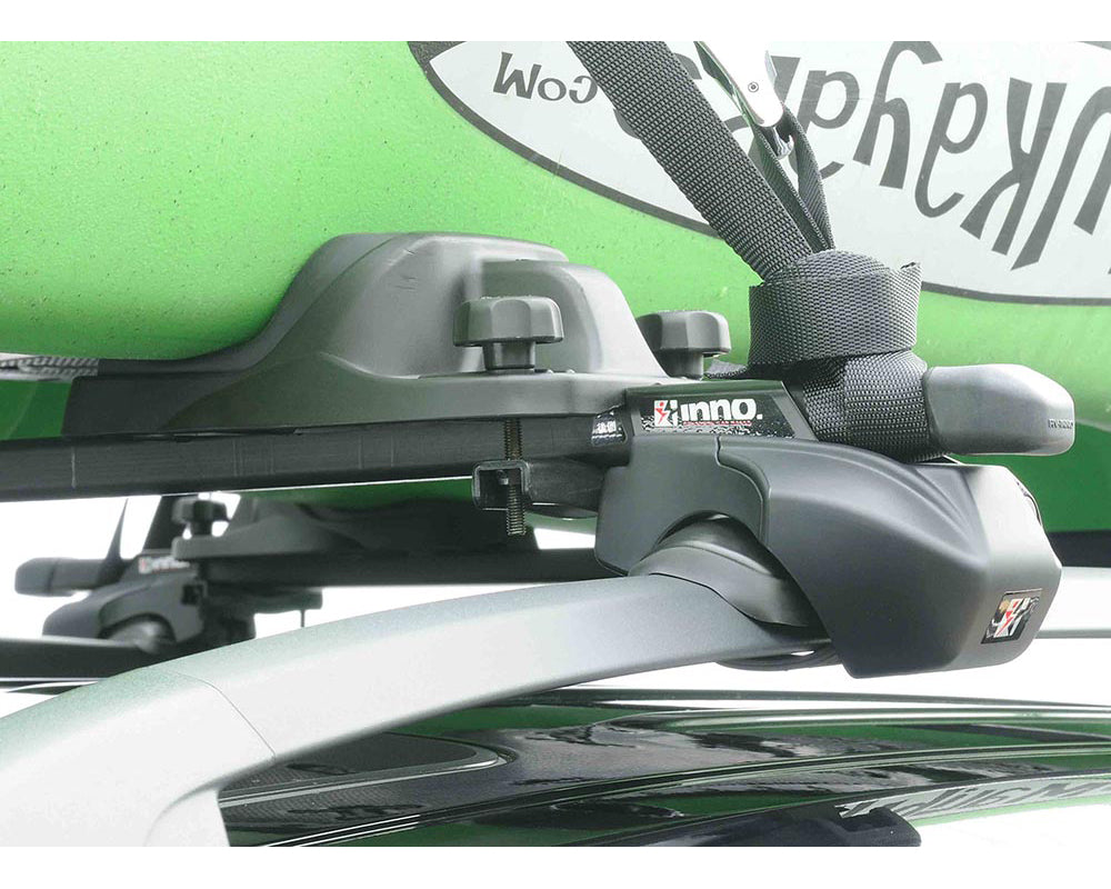 InnoRacks Multi Cradle for Cars - Fits Most Sit-On-Top Kayaks & SUPs - Includes Pads & Straps (Set of 4)