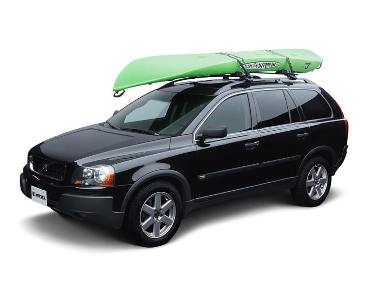 InnoRacks Multi Cradle for Cars - Fits Most Sit-On-Top Kayaks & SUPs - Includes Pads & Straps (Set of 4)