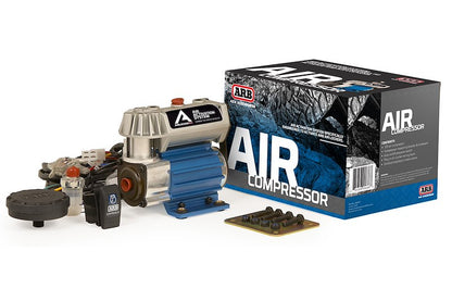 ARB Compact 12V Differential Locker Compressor 0.98 CFM - Includes Wiring Loom, Air Filter, Solenoid, Switch, and Mounting Hardware