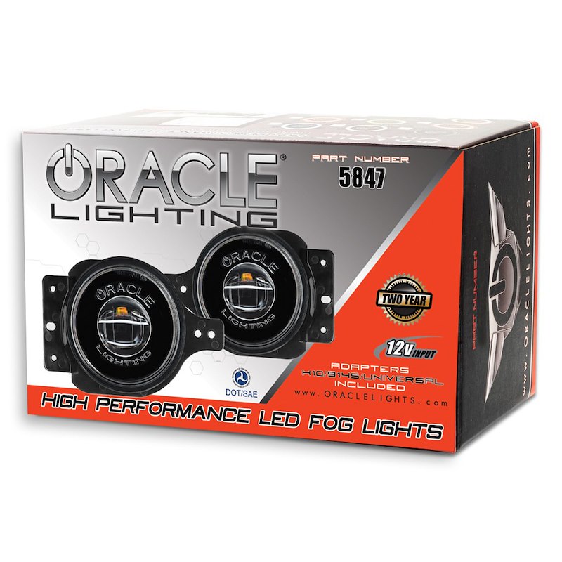 Oracle Black Mirror Covers Polycarbonate with 24 Cree LEDs 2250 Lumens