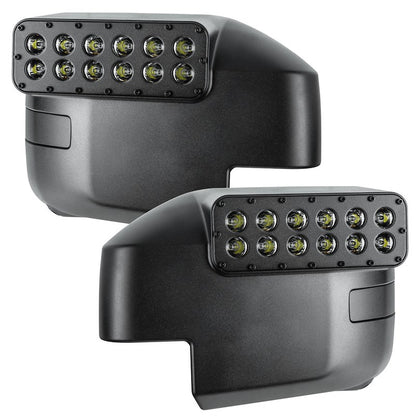 Oracle Black Mirror Covers Polycarbonate with 24 Cree LEDs 2250 Lumens