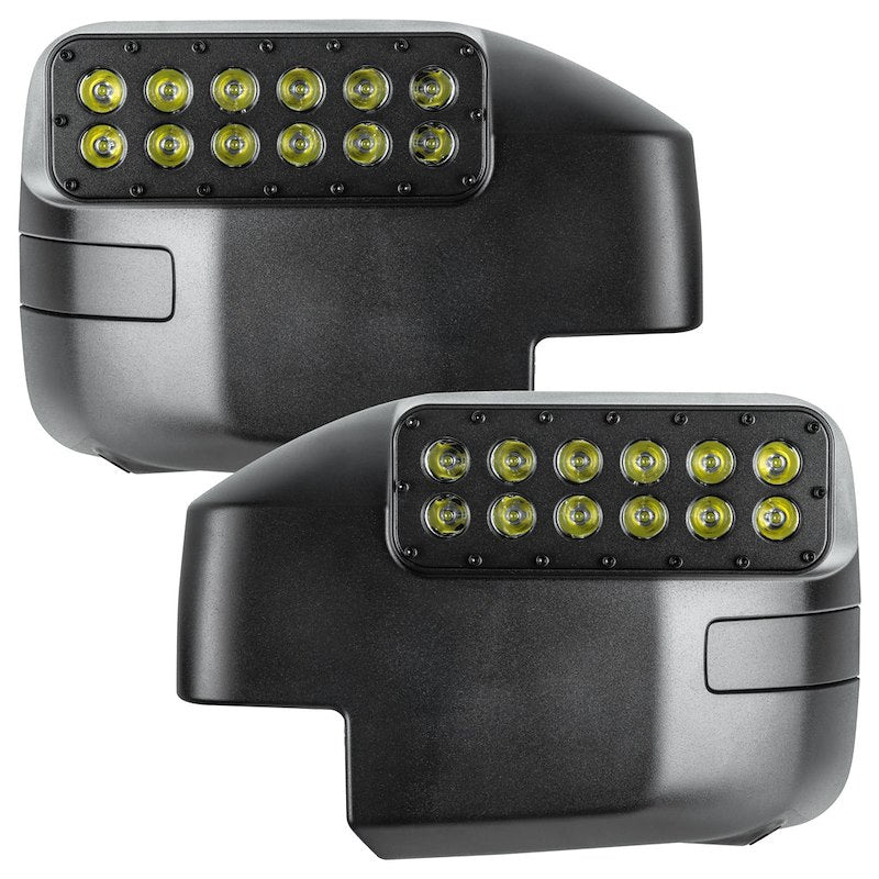 Oracle Black Mirror Covers Polycarbonate with 24 Cree LEDs 2250 Lumens