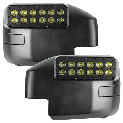 Oracle Black Mirror Covers Polycarbonate with 24 Cree LEDs 2250 Lumens