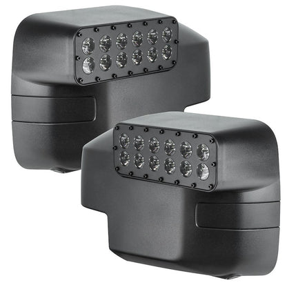 Oracle Black Mirror Covers Polycarbonate with 24 Cree LEDs 2250 Lumens