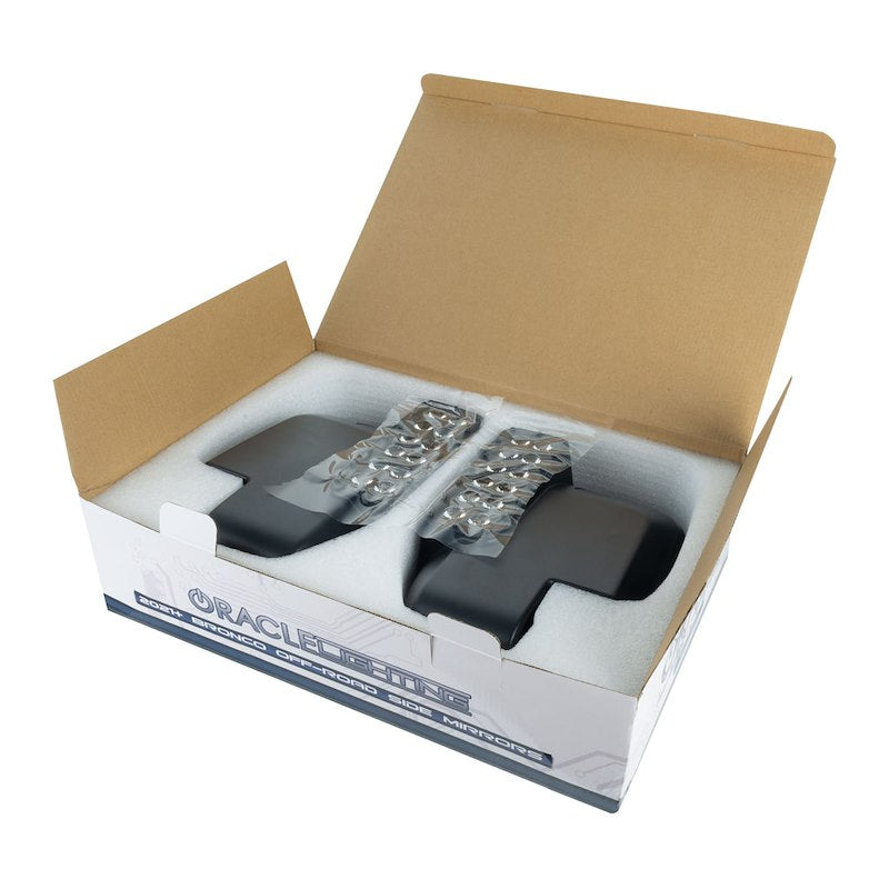 Oracle Black Mirror Covers Polycarbonate with 24 Cree LEDs 2250 Lumens