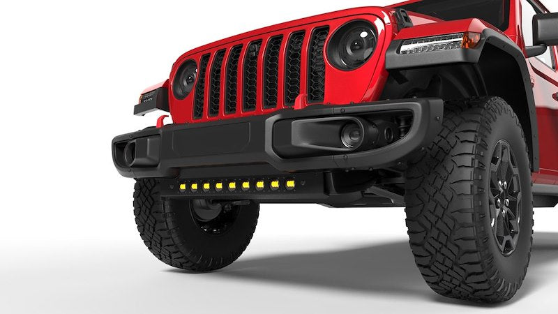 Oracle Skid Plate Front Bumper Mount Black Steel