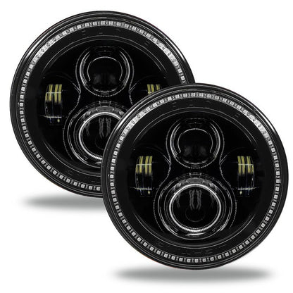 Oracle 7-Inch LED Headlights with ColorSHIFT Hub DOT/SAE