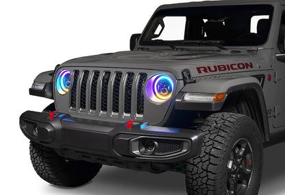 Oracle 7-Inch LED Headlights with ColorSHIFT Hub DOT/SAE