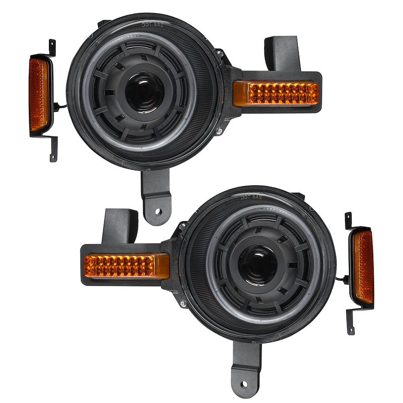 Oracle Oculus LED Headlights with White Halo and Amber Turn Signal