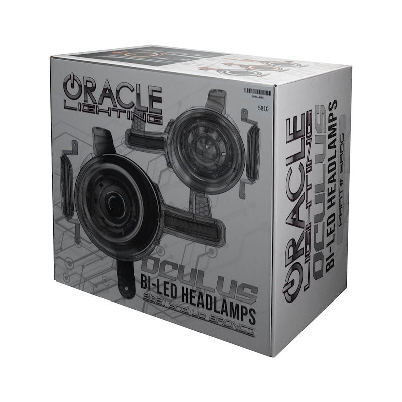 Oracle Oculus LED Headlights with White Halo and Amber Turn Signal