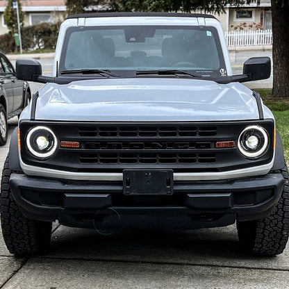 Oracle Oculus LED Headlights with White Halo and Amber Turn Signal