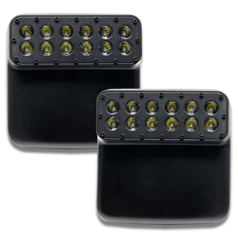 Oracle Mirror Covers Black with 24 Cree LEDs 45° Beam Angle