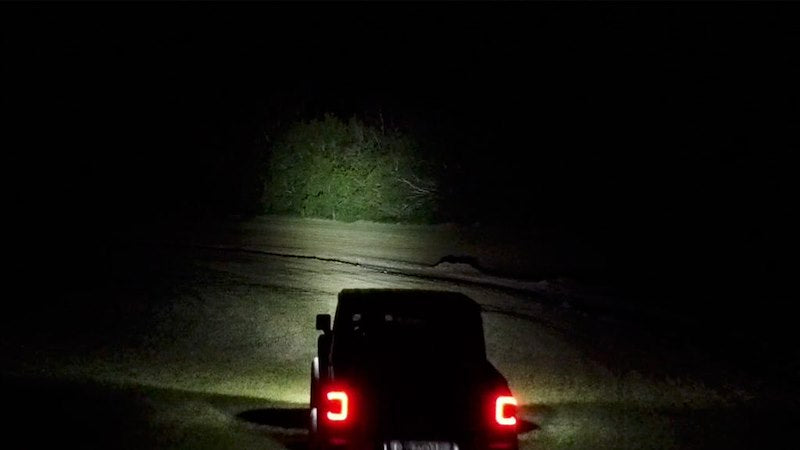 Oracle 60W LED Spotlight Round Black Housing Combo Beam