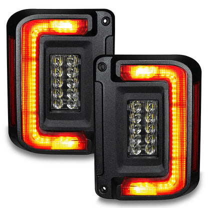 Oracle LED Tail Lights Clear Lens Flush Mount Black Housing