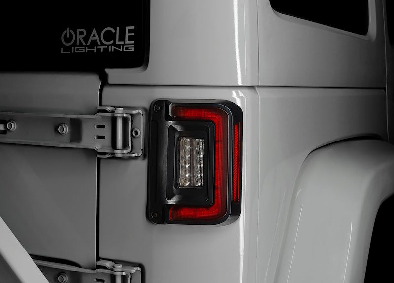 Oracle LED Tail Lights Clear Lens Flush Mount Black Housing
