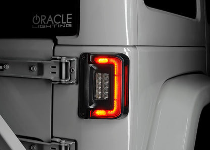 Oracle LED Tail Lights Clear Lens Flush Mount Black Housing