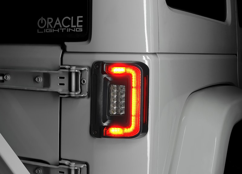 Oracle LED Tail Lights Clear Lens Flush Mount Black Housing