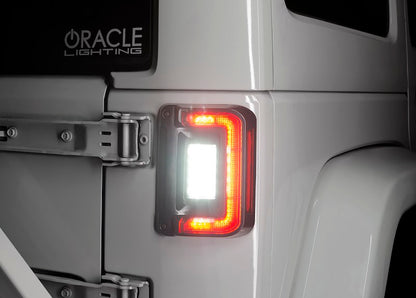 Oracle LED Tail Lights Clear Lens Flush Mount Black Housing