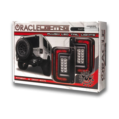 Oracle LED Tail Lights Clear Lens Flush Mount Black Housing