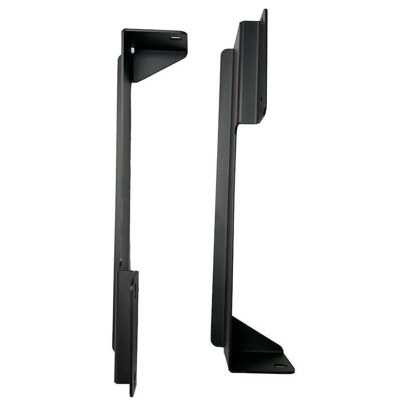 EGR J-Brace Steel Truck Bed Floor Support for 2024 Ford Ranger, featuring a textured black powder coat finish.