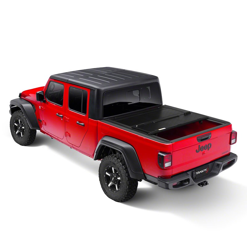 TrailFX Hard Trifold Tonneau Cover for Pickup Trucks - Fits 2020-25 Jeep Gladiator JT