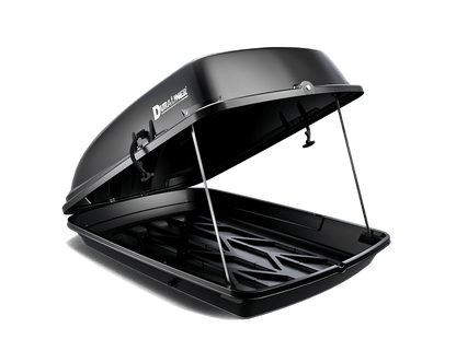 DuraLiner Roof Top Cargo Box for Pickup Trucks & SUVs - Compatible With Vehicles With Cross Bars - High Density Polyethylene (Black, 20 Cubic Feet)