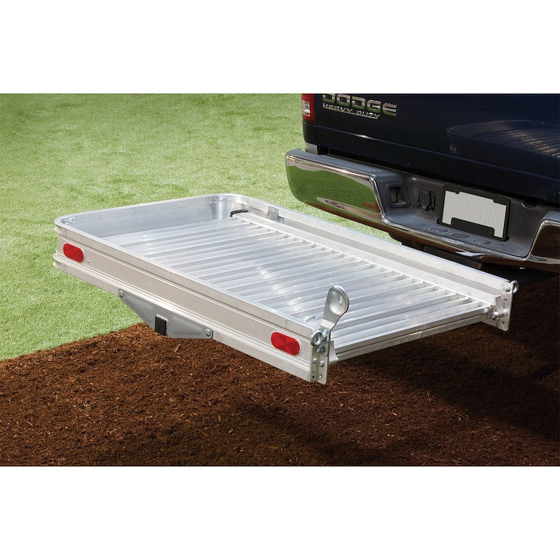 Husky Towing Trailer Hitch Cargo Carrier with Ramp - Fits 2" Receiver