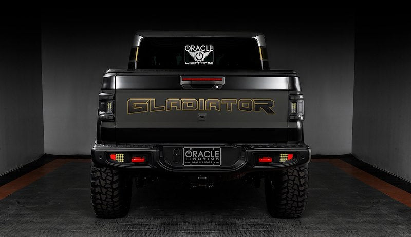 Oracle LED Tail Lights Tinted Lens Black Housing Flush Mount 10 LEDs