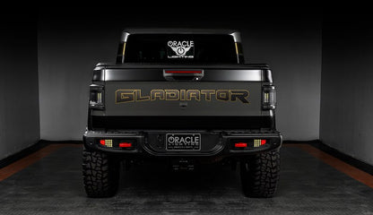 Oracle LED Tail Lights Tinted Lens Black Housing Flush Mount 10 LEDs