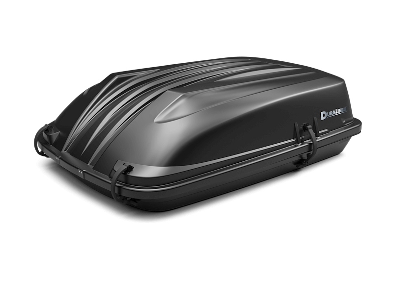 DuraLiner Roof Top Cargo Box for Pickup Trucks & SUVs - Compatible With Vehicles With Cross Bars - High Density Polyethylene (Black, 20 Cubic Feet)