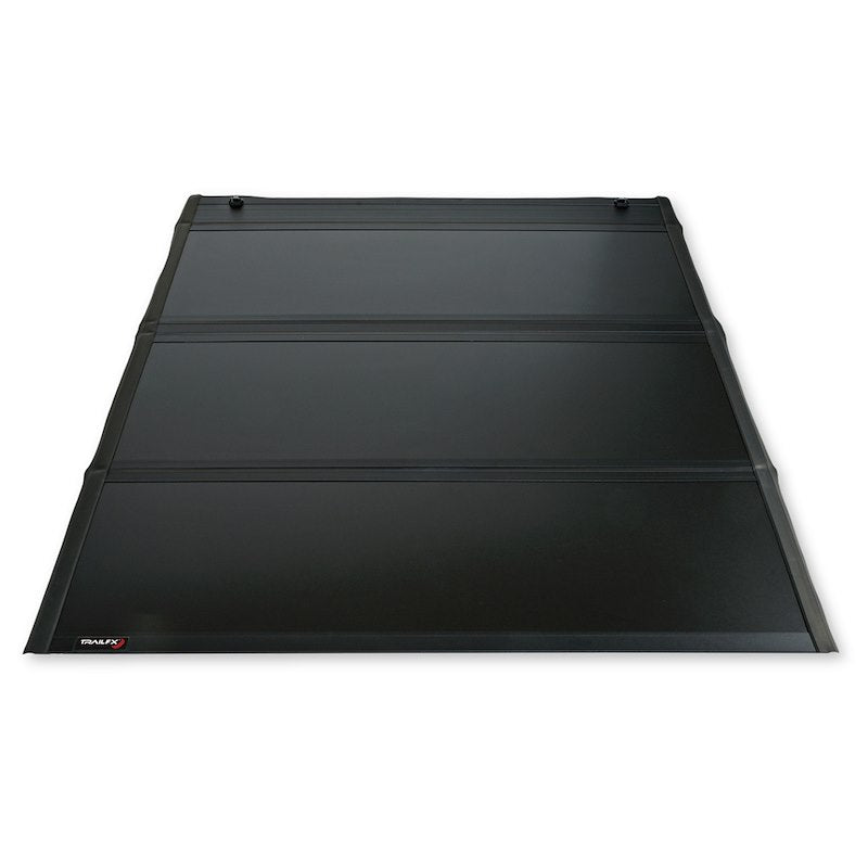 TrailFX Hard Trifold Tonneau Cover for Pickup Trucks - Fits 2005-21 Nissan Frontier, 5 Ft. (With Utili-Track System)
