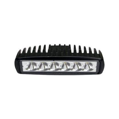 TrailFX 6" LED Fog Light for Off-Road Pickup Trucks, Off-Road Vehicles, SUVs - 18W, 1800 Lumens, 30° Spot Beam, IP67 Rated