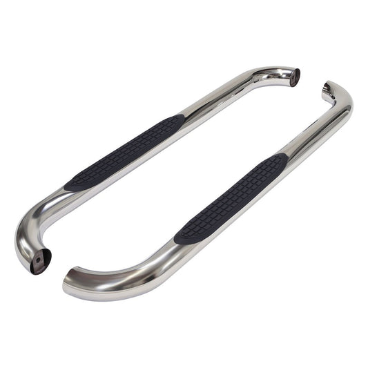 TrailFX 3" Round Step Bar for 2015-26 Ford F-150 Regular Cab – Stainless (A0042S)