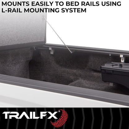 TrailFX Hard Trifold Tonneau Cover for Pickup Trucks - Fits 2020-25 Jeep Gladiator JT