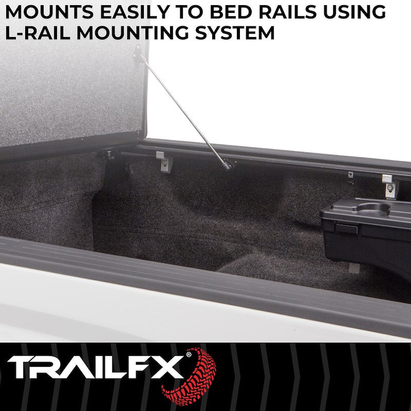 TrailFX Hard Tri-Folding Tonneau Cover for Pickup Truck - Fits 2004-14 F-150, 06-08 Mark LT (5.5 Ft)