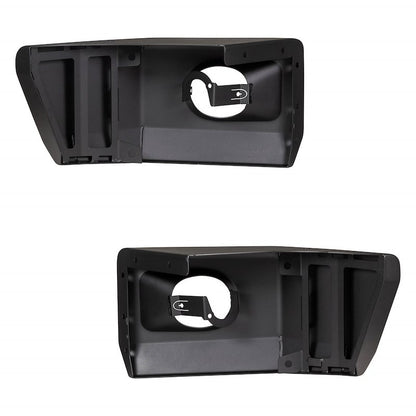 ARB Bumper End Set for Truck – Fits 2011-2016 Ford F-250 / F-350 Super Duty – Black Steel, With Fog Light Cutouts (2PC)