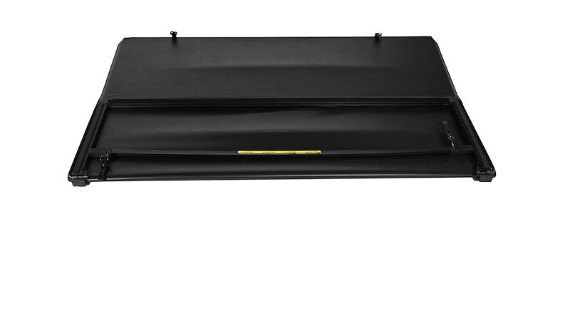 TrailFX Soft Folding Tonneau Cover for Pickup Trucks - Fits 2022-2025 Toyota Tundra (w/Deck Rails)