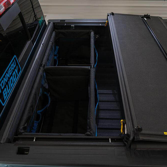 Tonneau Buddy Cargo Organizer Divider for Pickup Trucks - Fits with Full-Size Truck Beds