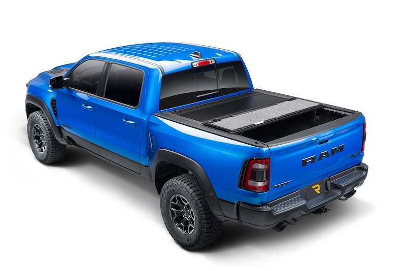 UnderCover Ultra Flex Hard Folding Tonneau Cover 5'7" Fits 2019-25 Ram 1500 (New Body Style) w/o RamBox and w/o Multifunction Tailgate