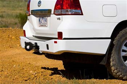 ARB Rear Bumper for SUV – Fits 2008-2015 Toyota Land Cruiser – Black Steel, 1-Piece Design, With Light Cutouts & Jacking Points (1PC)