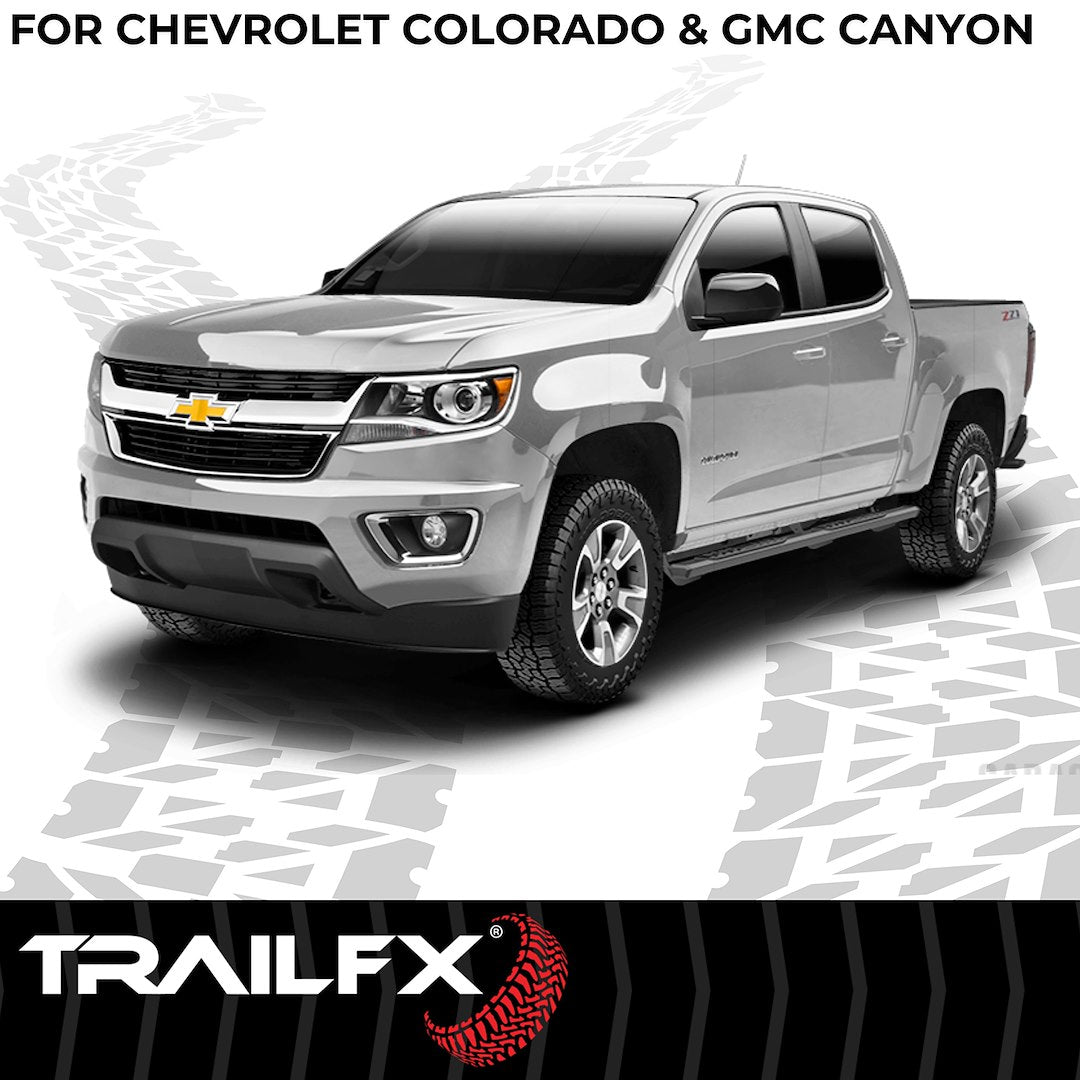 TrailFX A4 Step Bars for 2015-21 GM Colorado/Canyon Extended Cab (AL4001B)