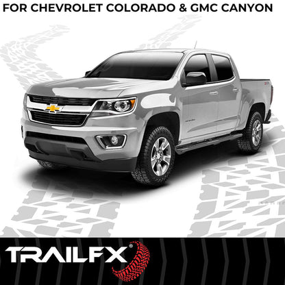 TrailFX A4 Step Bars for 2015-21 GM Colorado/Canyon Extended Cab (AL4001B)