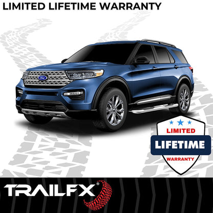 TrailFX 3" Round Step Bar for 2020-25 Ford Explorer – Stainless (A0064S)